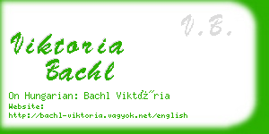 viktoria bachl business card